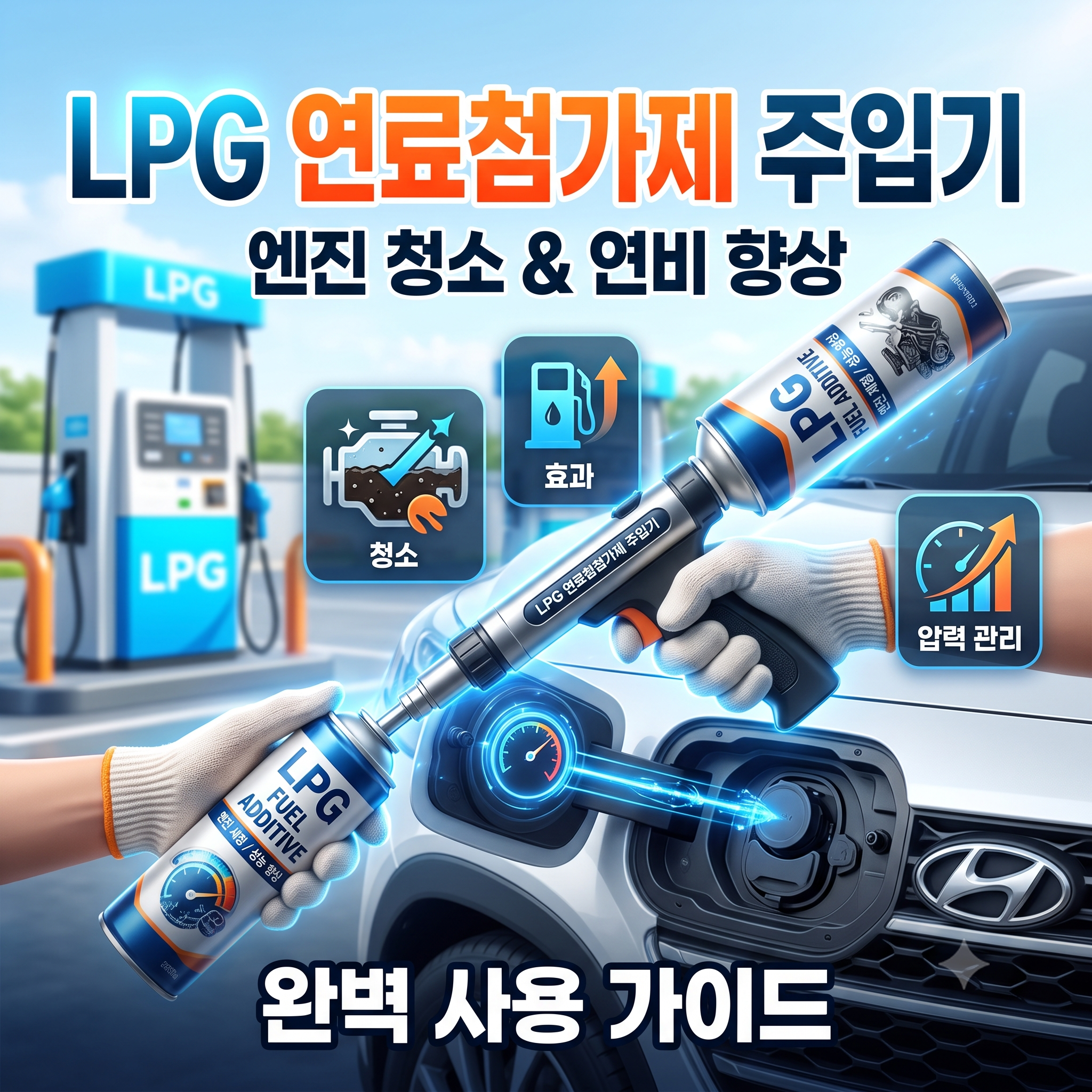 LPG 연료첨가제 주입기 사용법: 원리부터 올바른 주입 순서까지 총정리