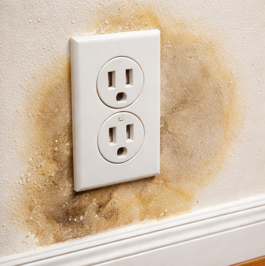 콘센트주변변색