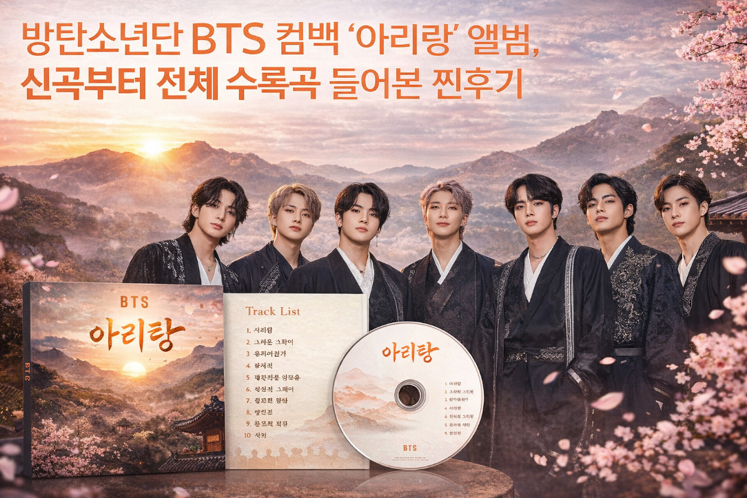 BTS 컴백 아리랑 앨범 전곡 들어본 솔직 후기