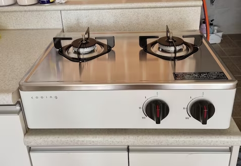 도시가스 연결 신청-가스레인지 모습