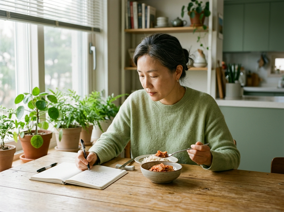SIBO 식이요법 재도입 음식 기록