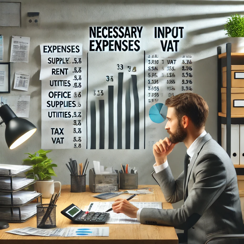 필요경비와 매입세액의 차이점 및 소득세와 부가가치세 계산 방법