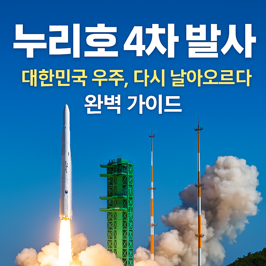누리호 4차 발사 — “대한민국 우주, 다시 날아오르다” 완벽 가이드