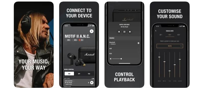 마샬 블루투스 앱