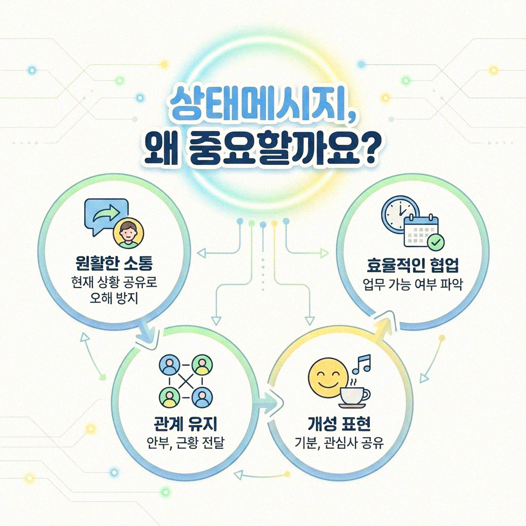 카카오톡 상태메시지 간단하게 바꾸는 방법 알려드릴게요