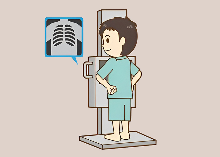 흉부-엑스레이-촬영중인-남성