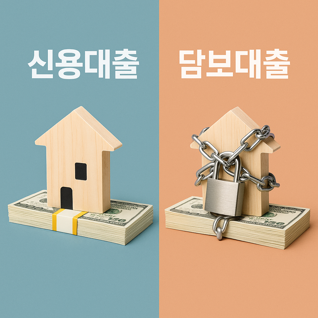 신용대출 vs 담보대출 부동산 자금 조달 전략