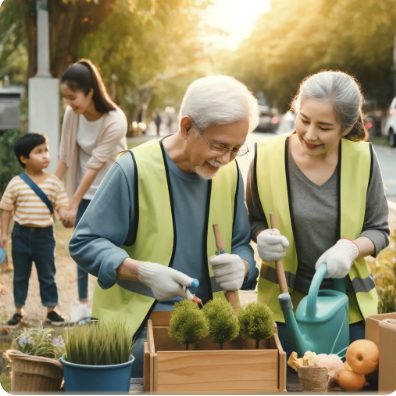 노인 일자리 및 사회활동 지원 관련 사진