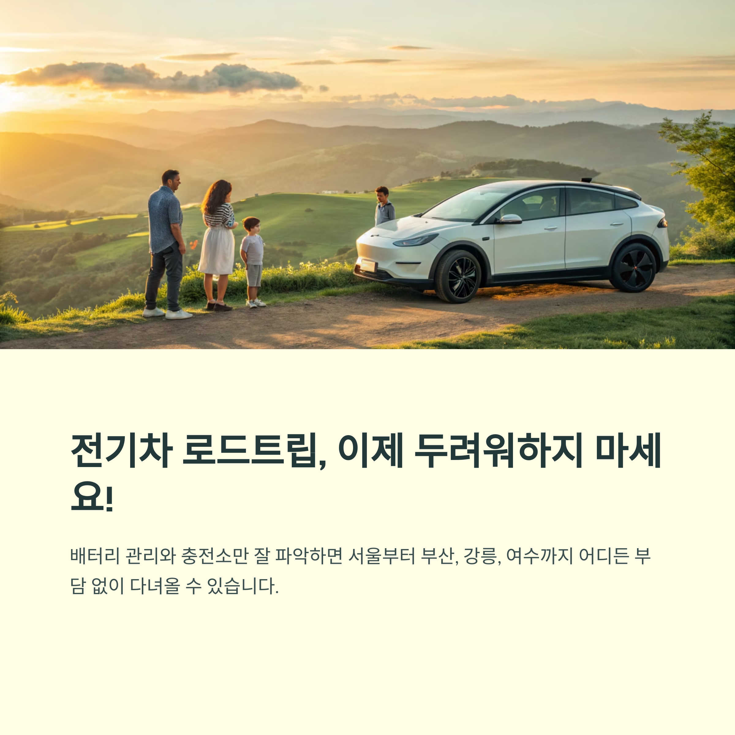 전기차 장거리 여행 완벽 가이드