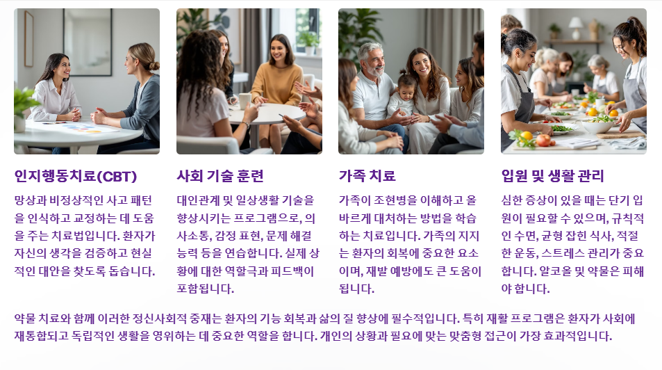 조현병 치료방법