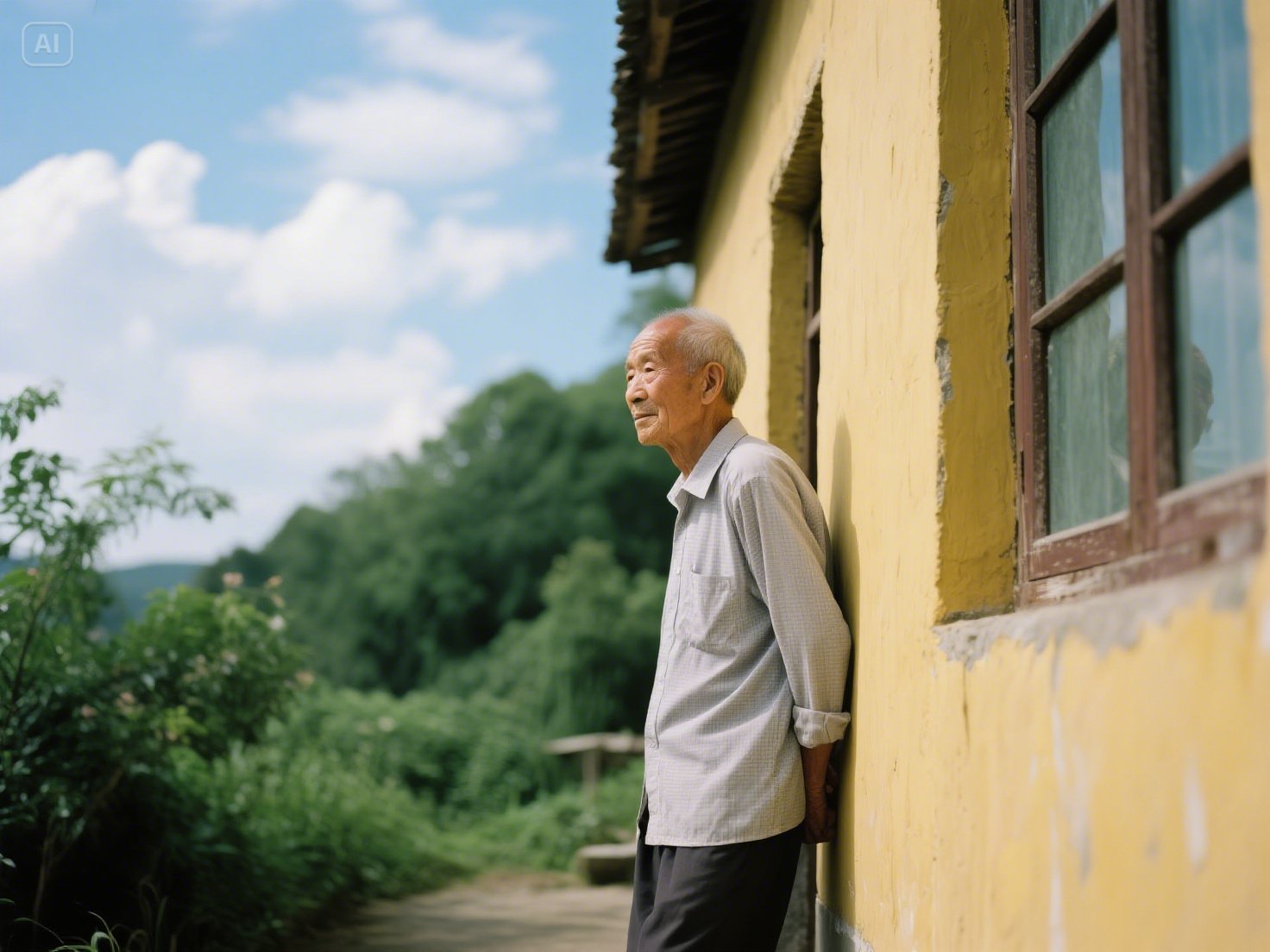 지남력장애를 앓고 있는 노인 1