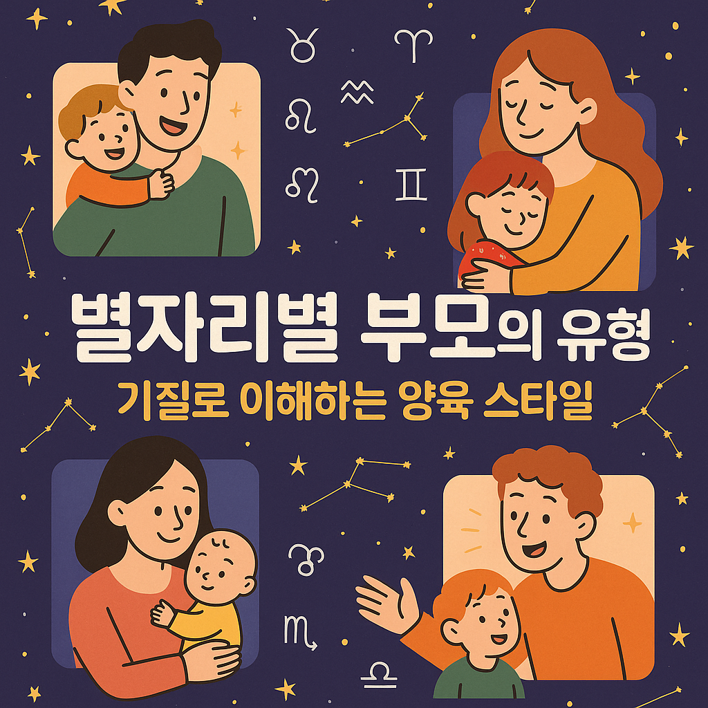 별자리별 부모의 유형 — 기질로 이해하는 양육 스타일