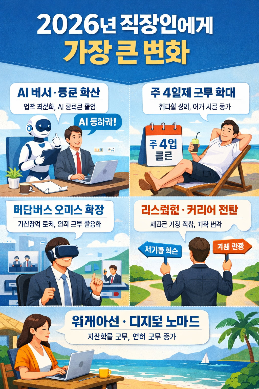 2026년 직장인에게 가장 큰 변화 5가지