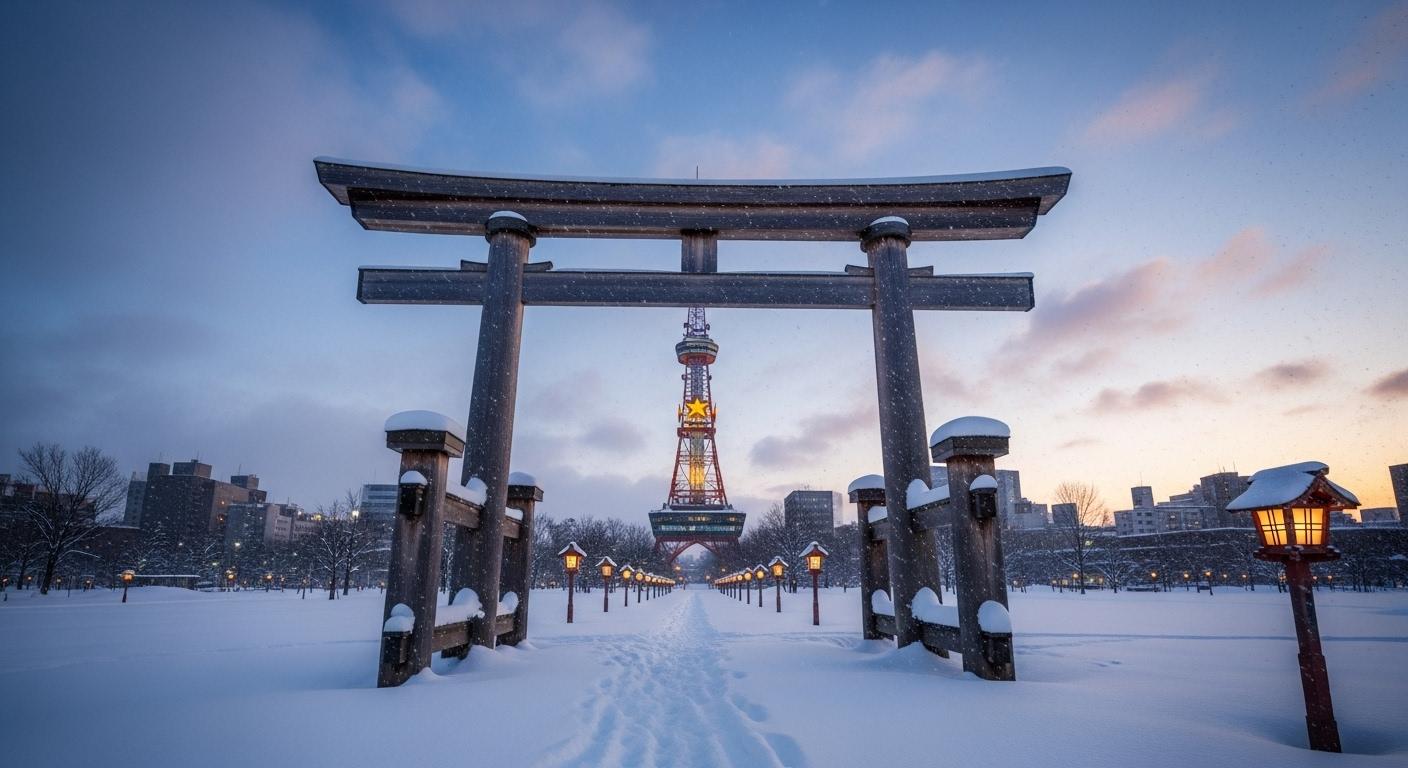 일본 북해도 겨울 여행