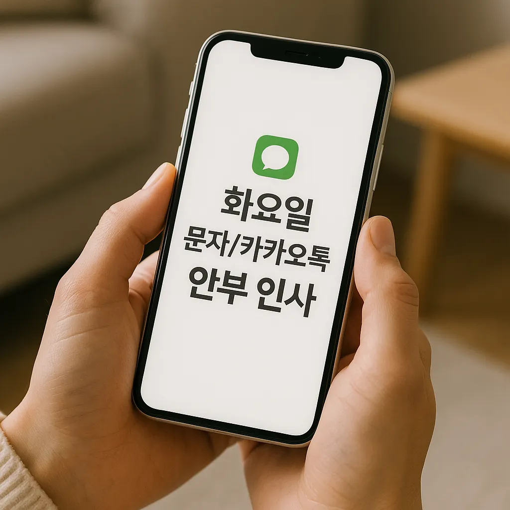 화요일 안부 인사말 모음 ❘ 따뜻한 문자&middot;카톡 메시지로 전하는 하루 응원