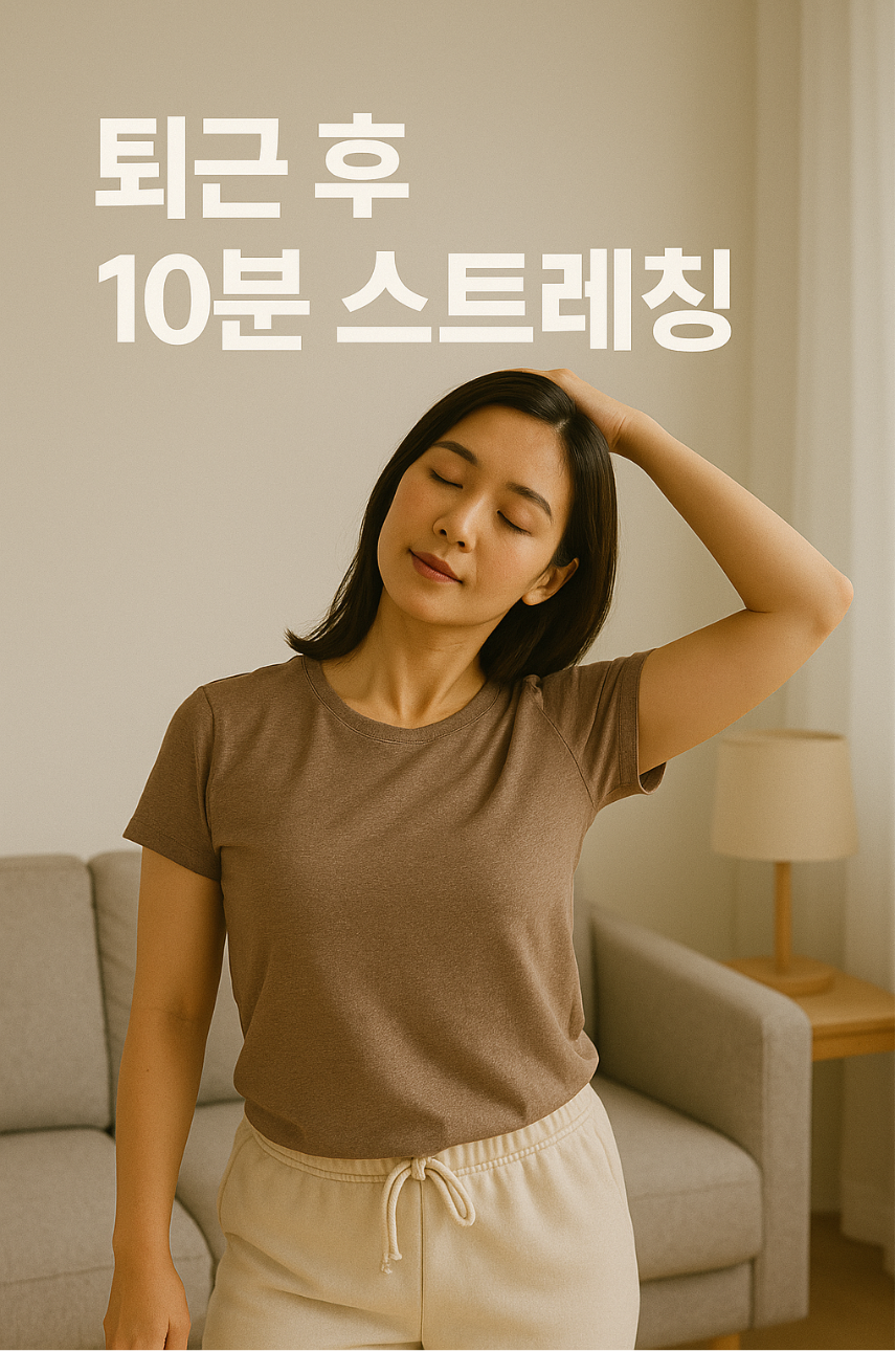 퇴근 후 10분 스트레칭 루틴
