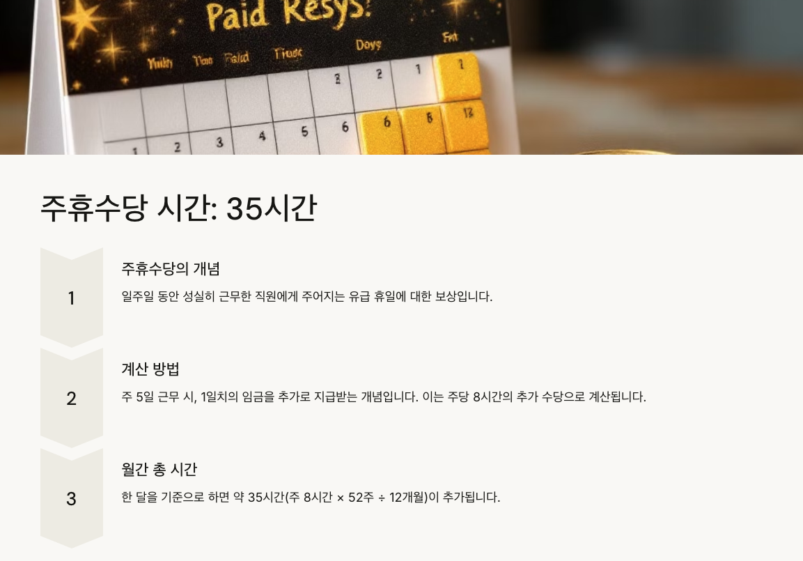 주휴시간