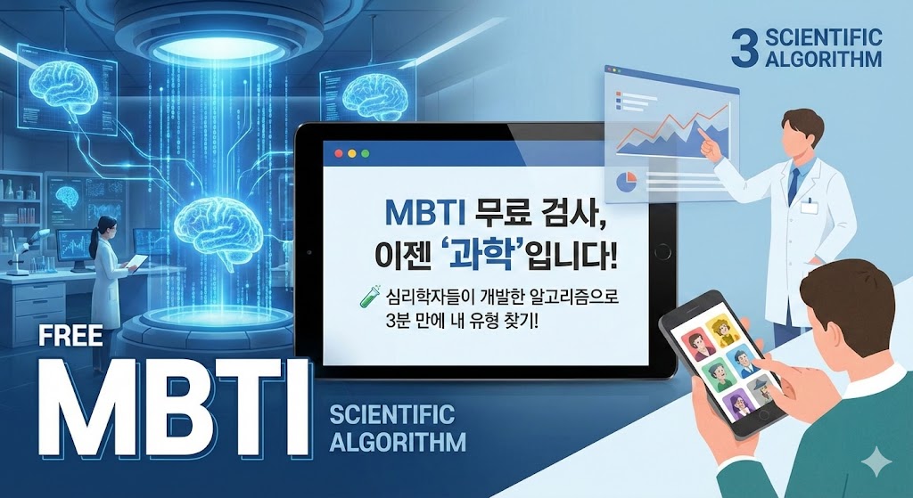 MBTI 무료 검사, 이젠 '과학'
