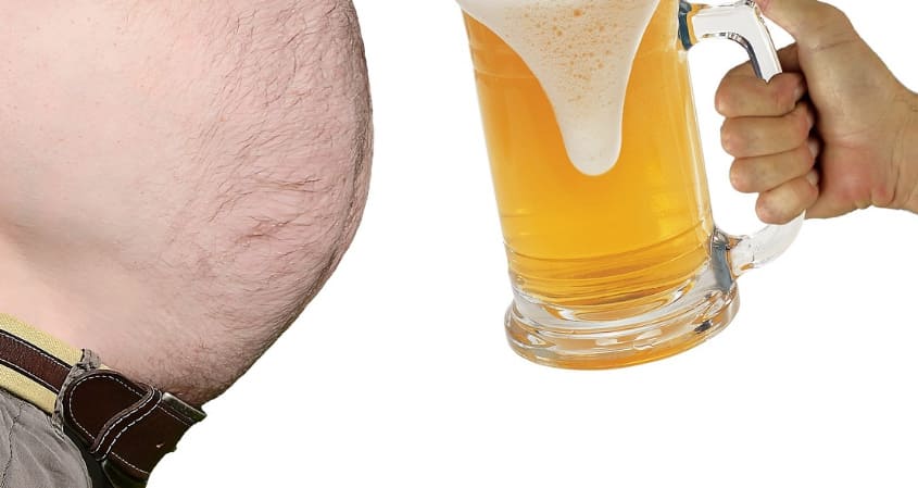 맥주와 비만인 남성
