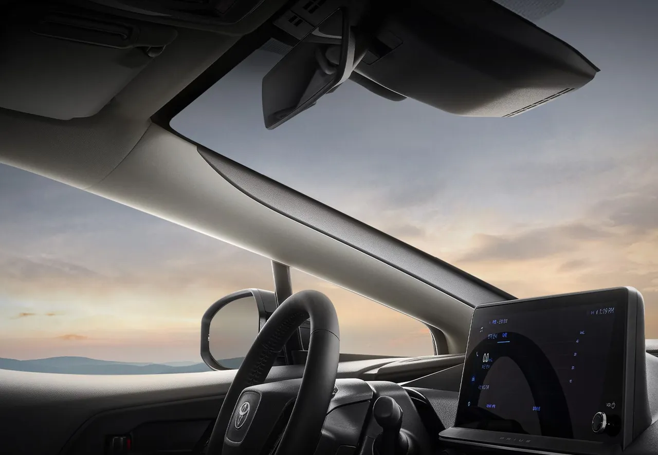 토요타 프리우스 하이브리드 자동차 이미지