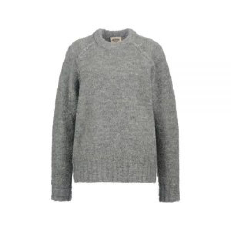 제너럴아이디어 부클 래글런 니트 S22W06109 GREY