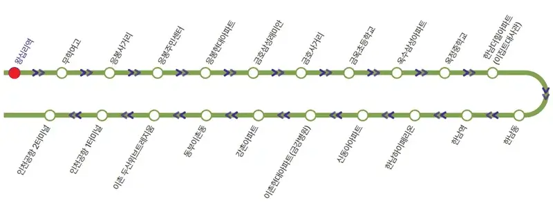 왕십리역 인천공항 공항버스 노선