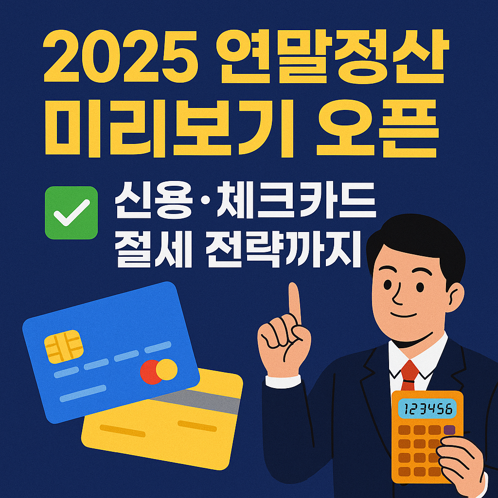 2025 연말정산 미리보기