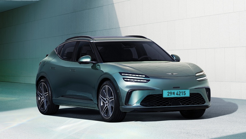 2027 GV60 트롬소 그린 외장 컬러