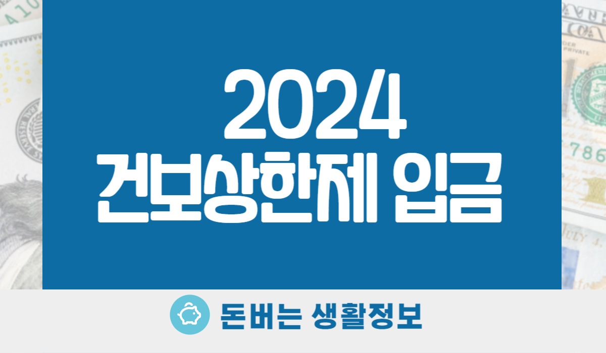 2024 건보상한제 입금