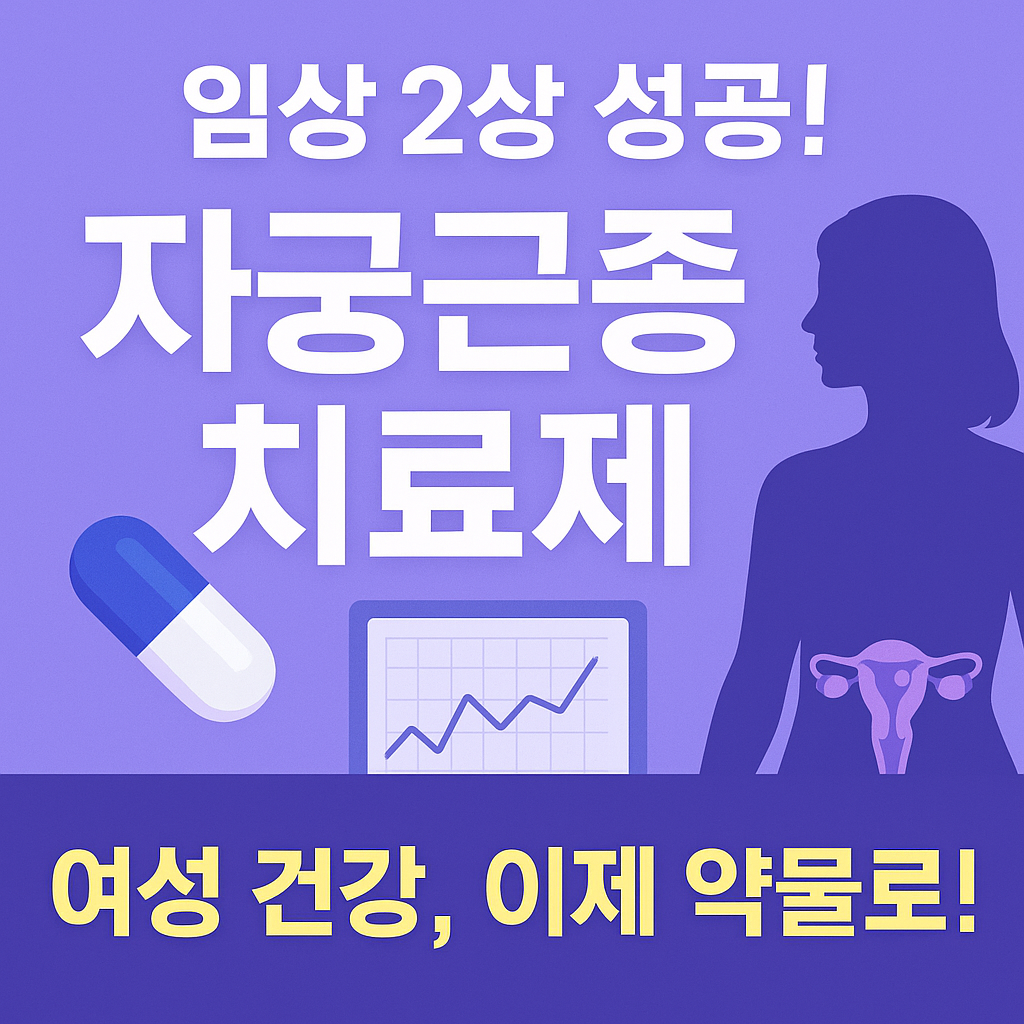 자궁근종 치료제 임상 2상 성공