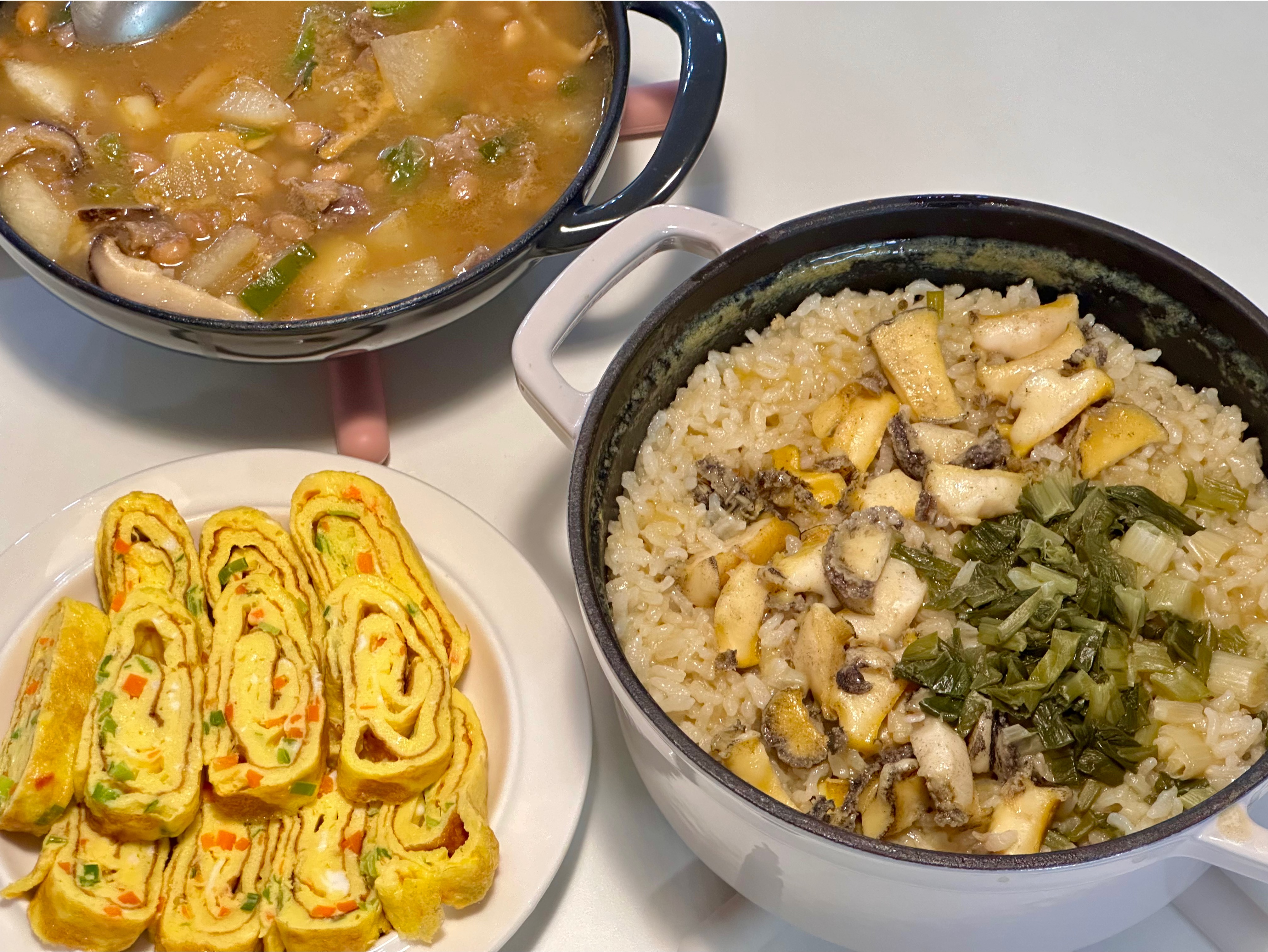 완성된 전복솥밥