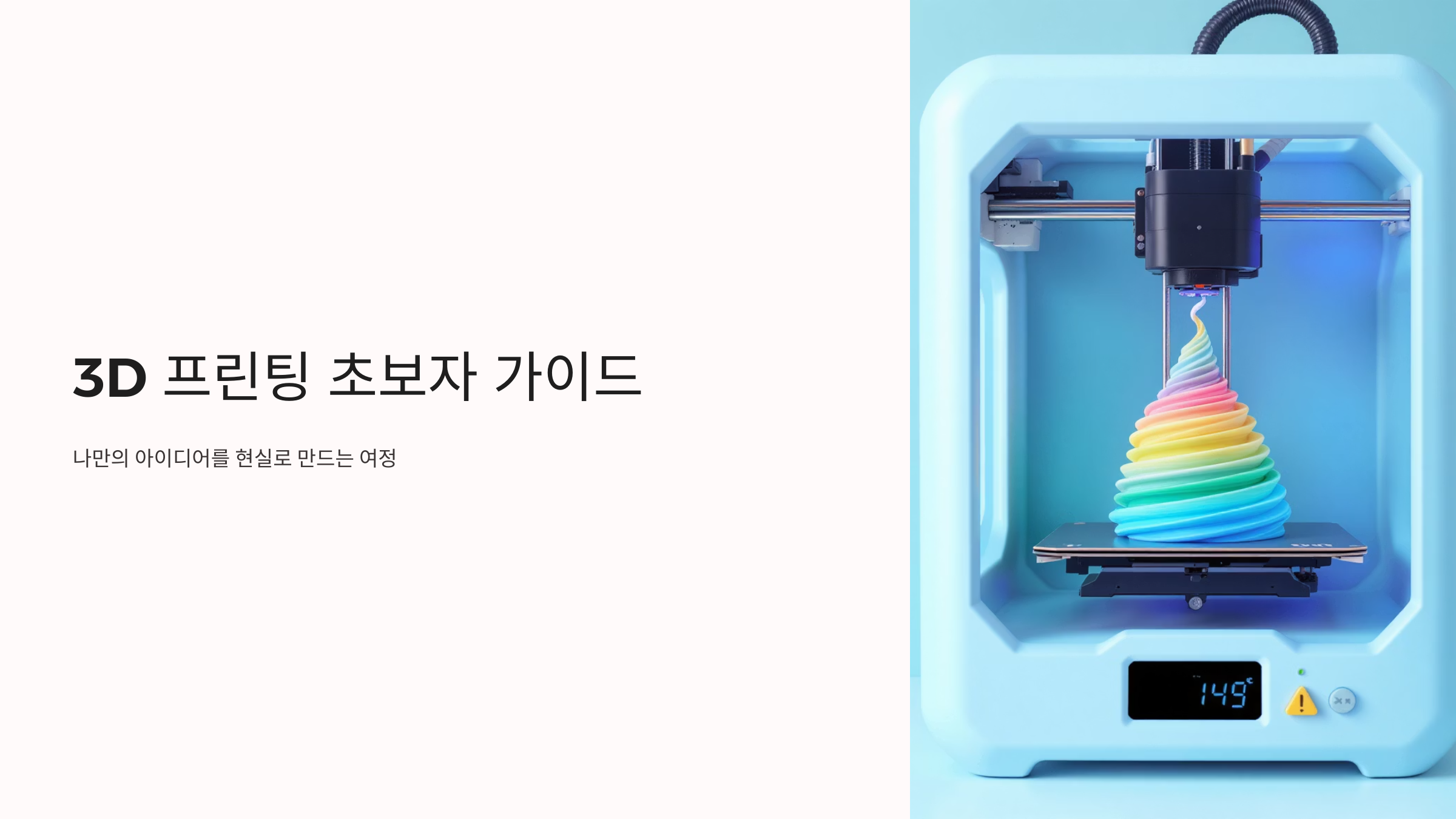 3D 프린팅 입문자를 위한 완벽 시작법