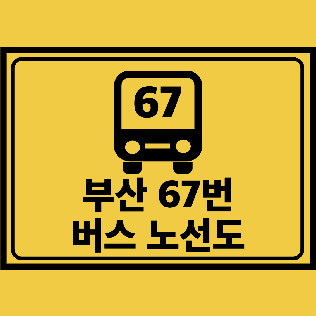 부산67번버스노선도