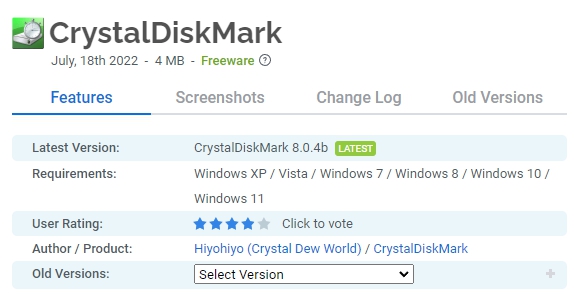 CrystalDiskMark