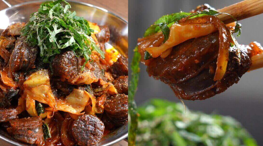 순대볶음