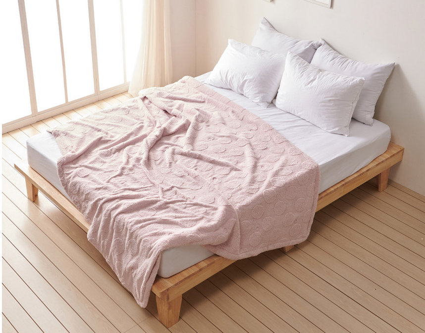 까사앳폼 양모 이불 핑크 이미지