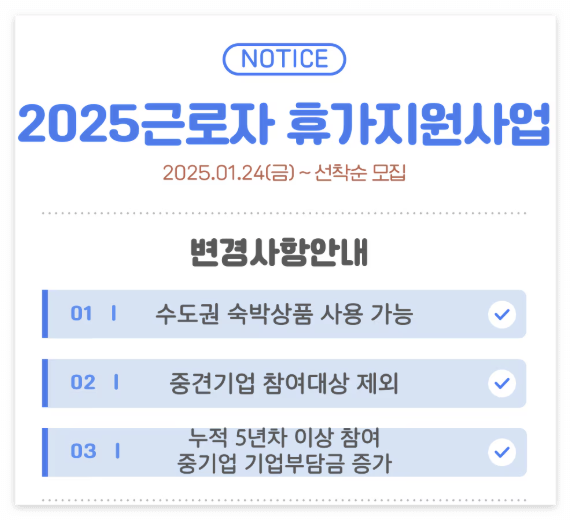 근로자 휴가지원사업