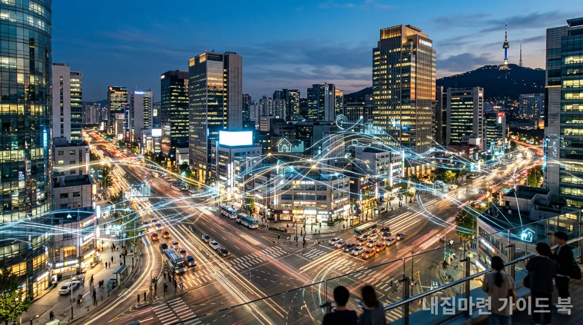AI와 빅데이터가 부동산 시장에 통합되는 한국 도시 풍경