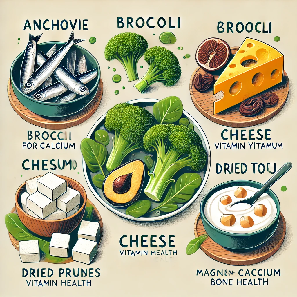 뼈건강 필수 음식 이미지