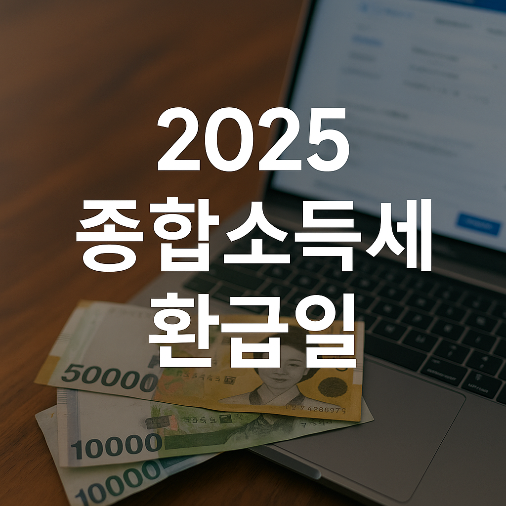 2025 종합소득세 환급일 (홈택스, 일정, 조회)