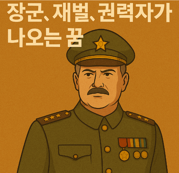 장군, 재별, 권력자가 나오는 꿈