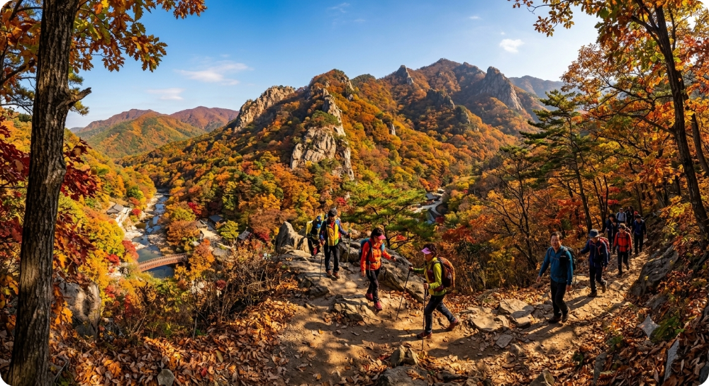 소요산 단풍축제 AI 이미지