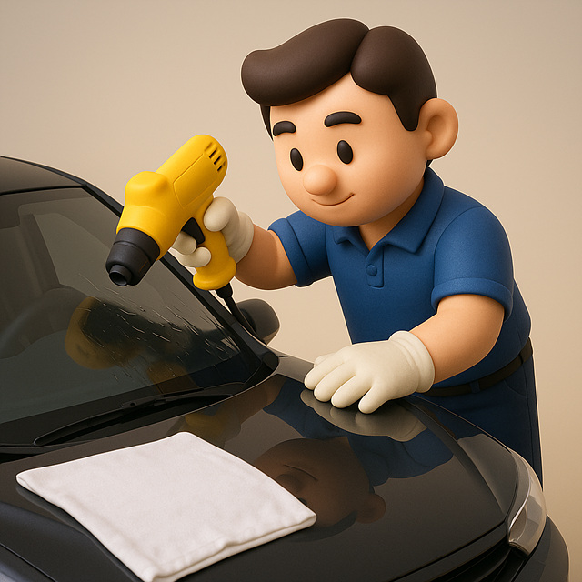 차량 썬팅 A/S 기포 문제점