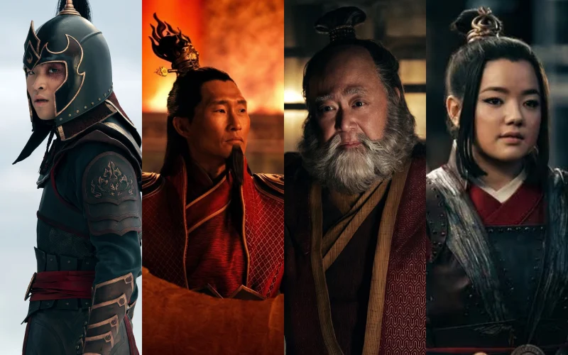 아바타: 아앙의 전설 출연진 댈러스 리우, 대니얼 대 킴, 폴 선형 리, 엘리자베스 유