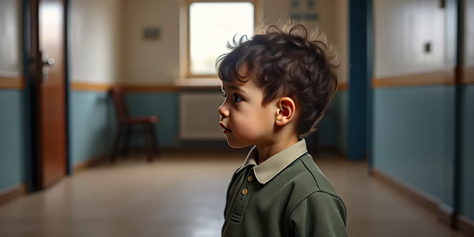 보육원에 남겨진 아이