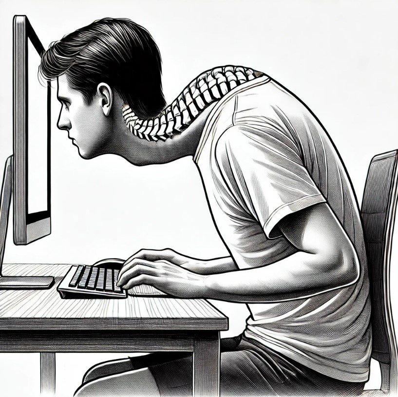 거북목 관련 이미지