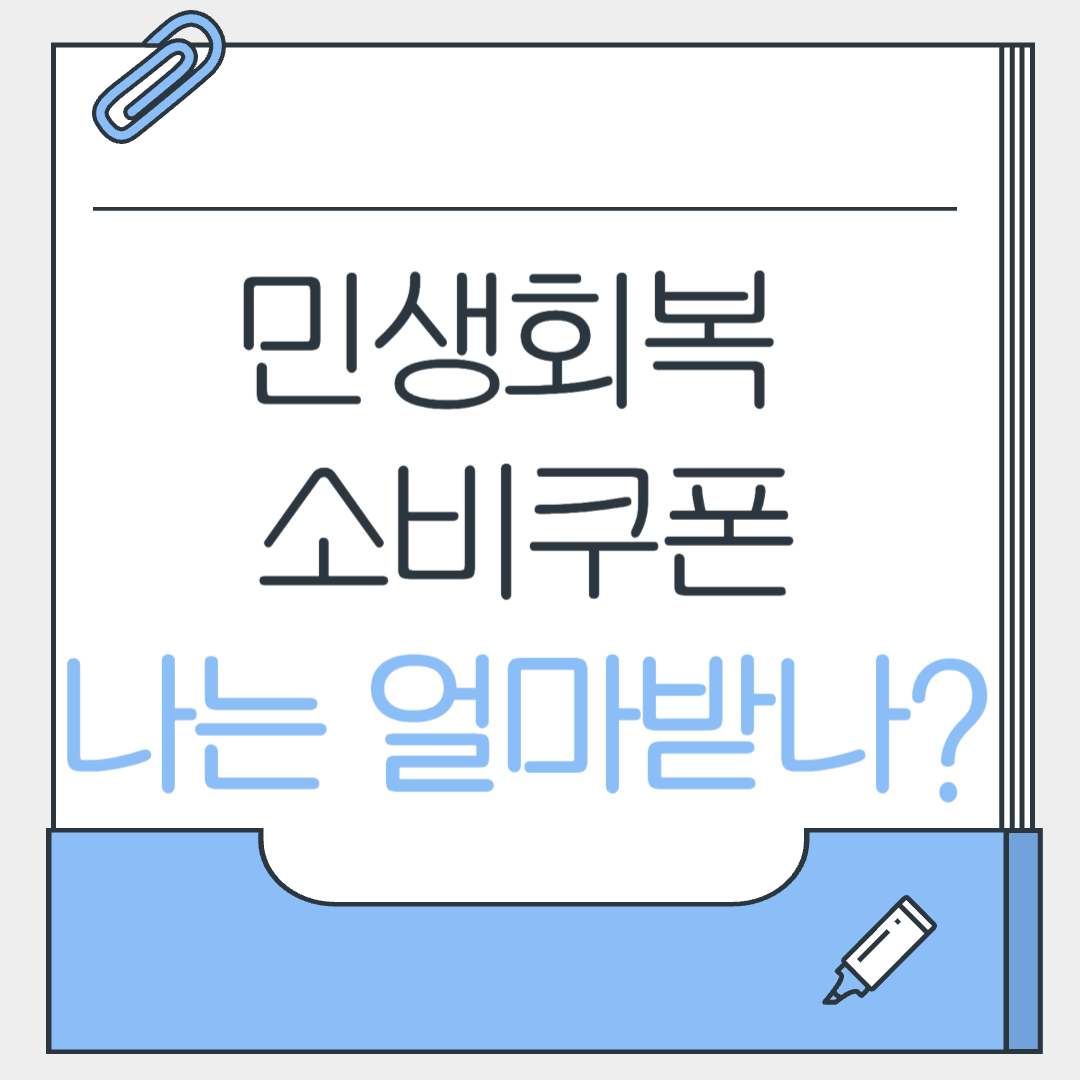 민생회복 소비쿠폰 계산기