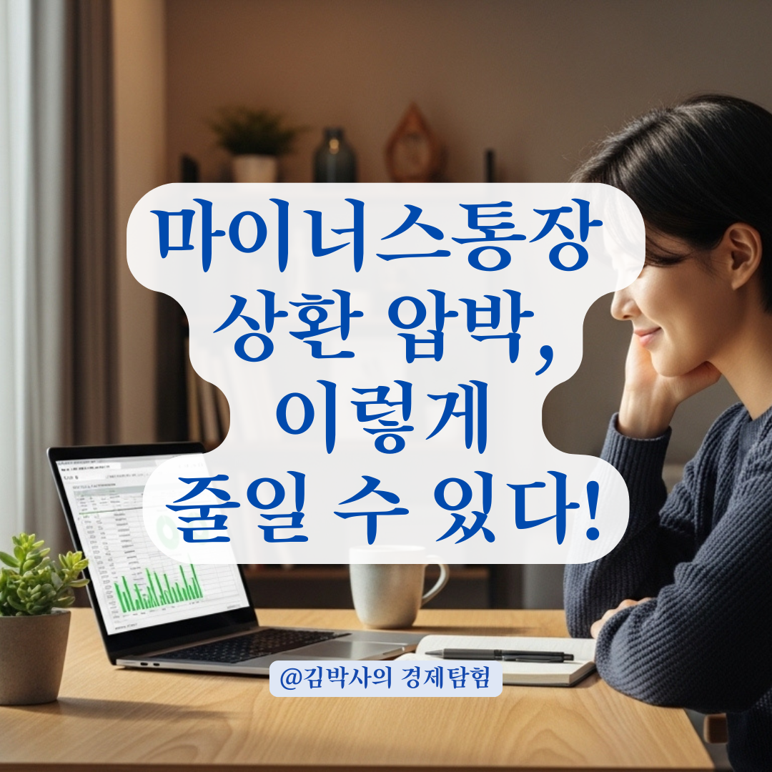갱신 어려운 마이너스통장, 상환 압박 줄이는 방법 한눈에 보기.