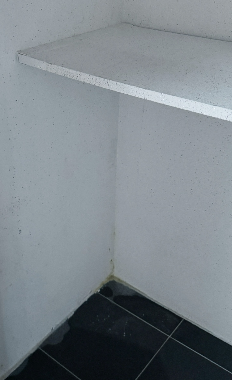 다용도실 곰팡이 제거후 사진
