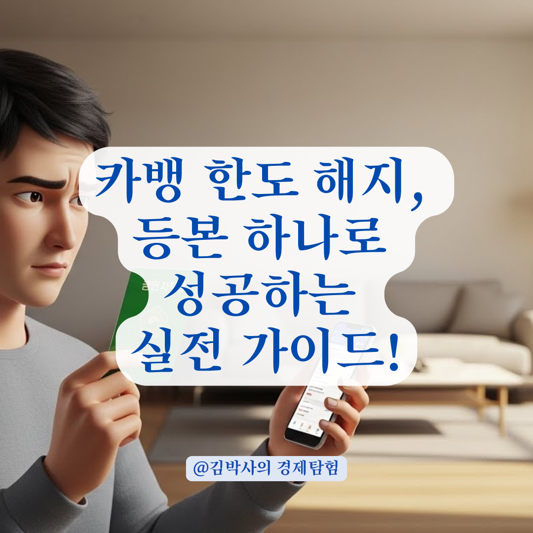 카뱅 한도계좌 해지 실패 없는 주민등록등본 활용과 심사 기준